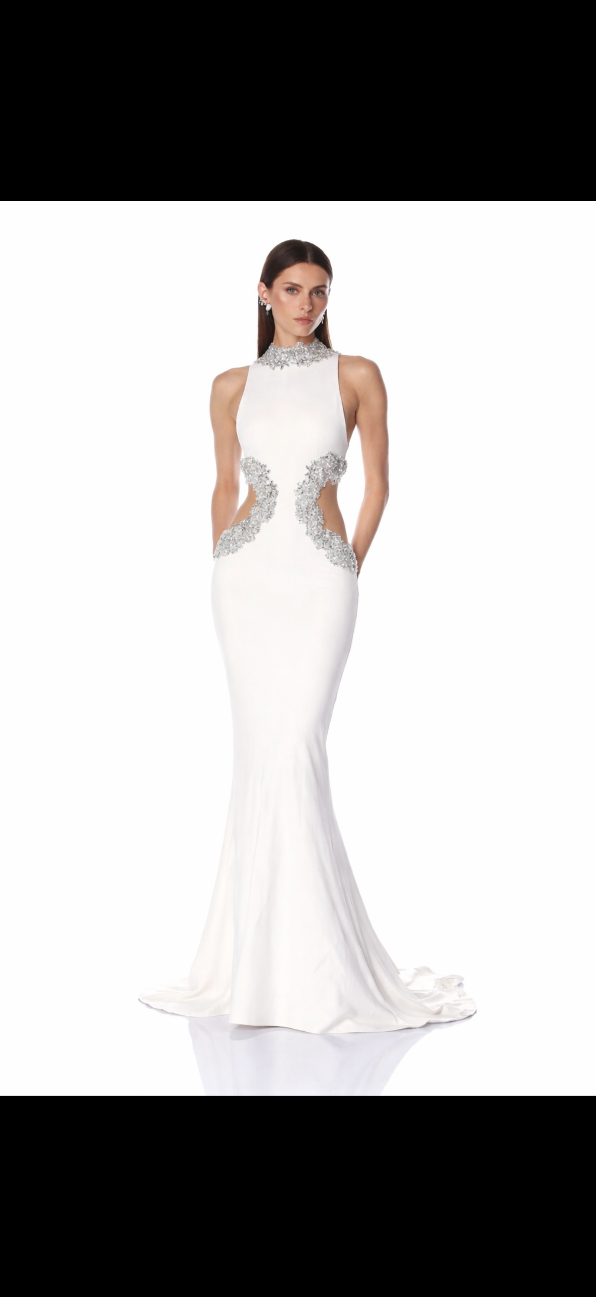 Isabella Crystal Contour Gown