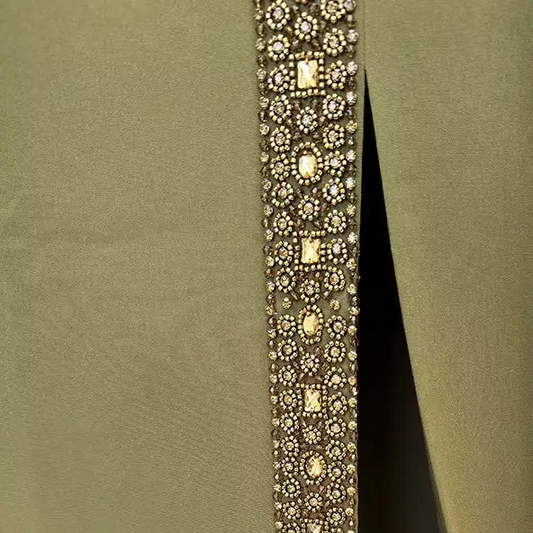 Seraphina Olive Crystal Two-Piece